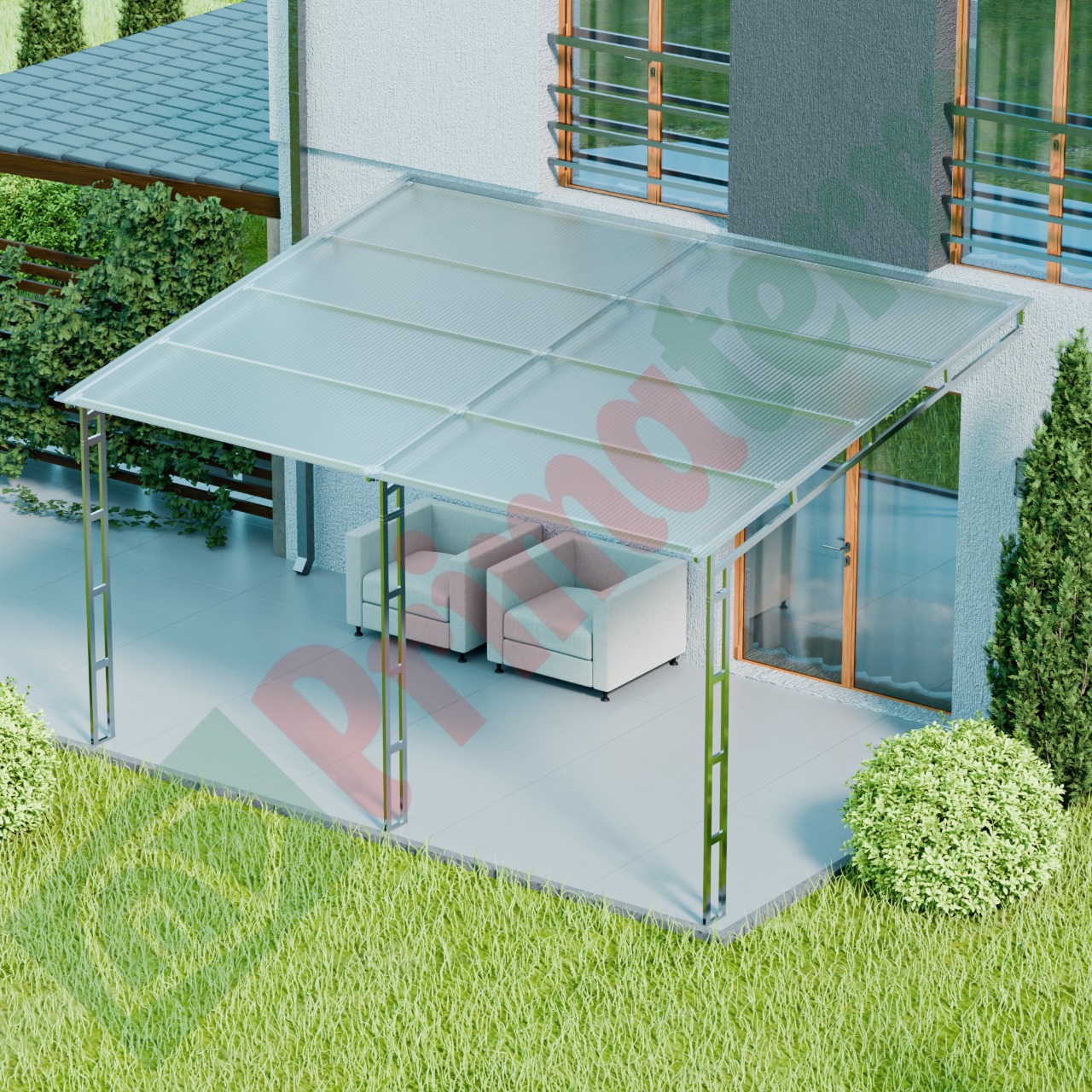 terrace shed metal